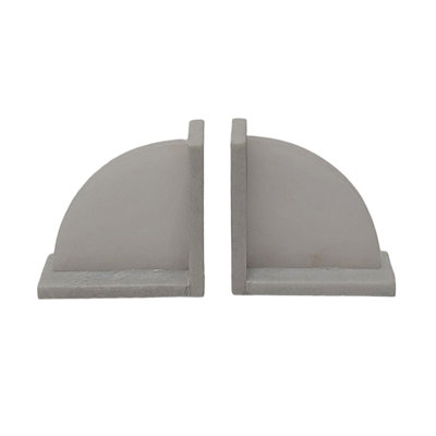 Marble Alabaster Arc Bookends