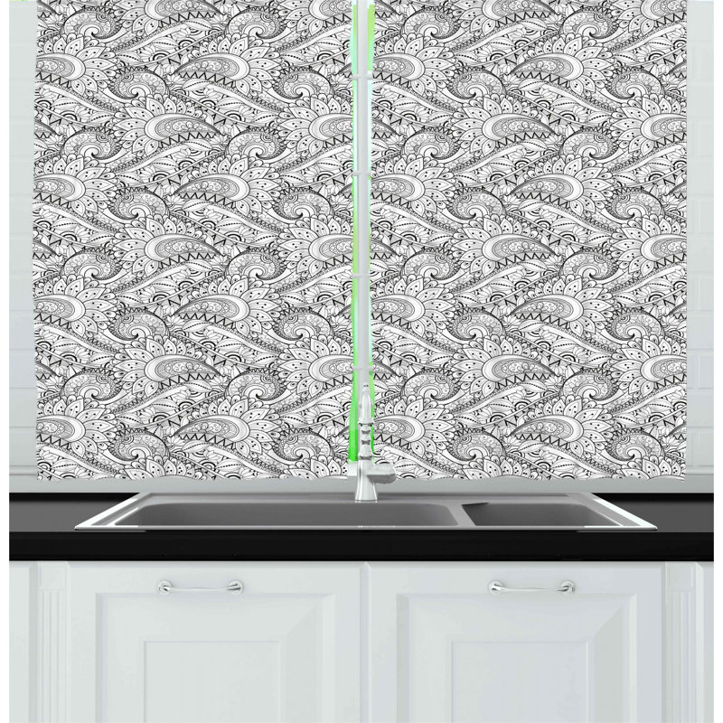 Pointed Kitchen Curtain