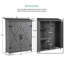 Armoire d'extérieur en bois massif Lean-To-85638034