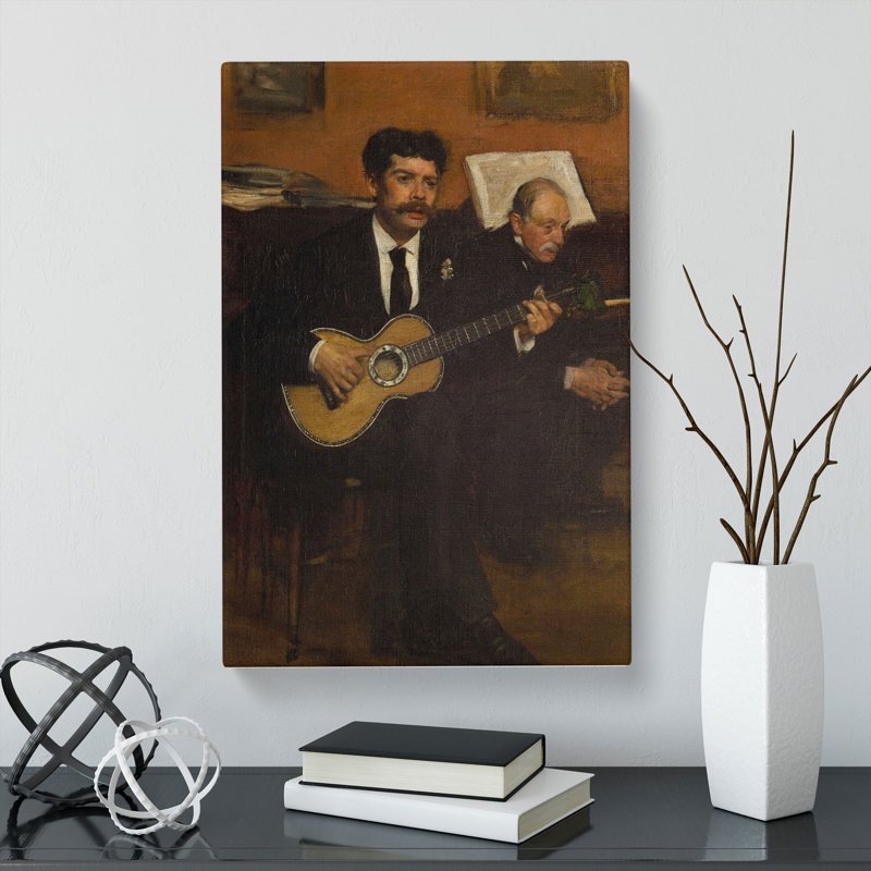 Musicians by Edgar Degas - Wrapped Canvas, 60cm H x 40cm W x 3cm D