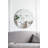 Manufactured Wood Frame Vertical Round Mirror