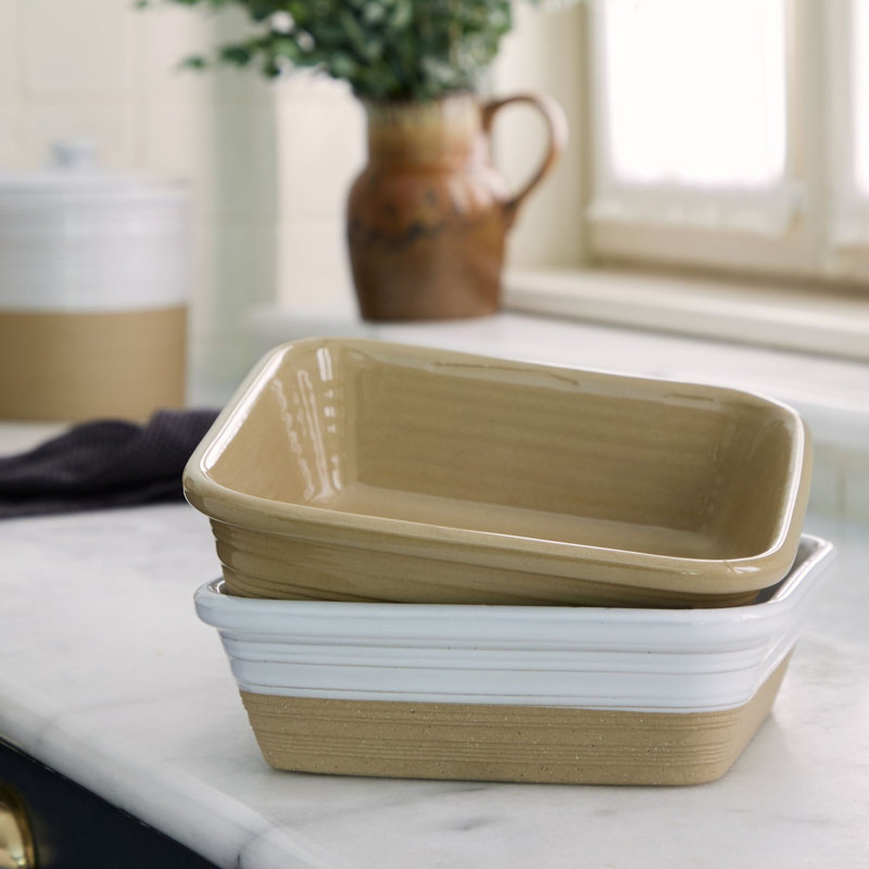 Costa Nova Scotia Recycled Stoneware Baker Bakeware, 9.63" x 9.63"
