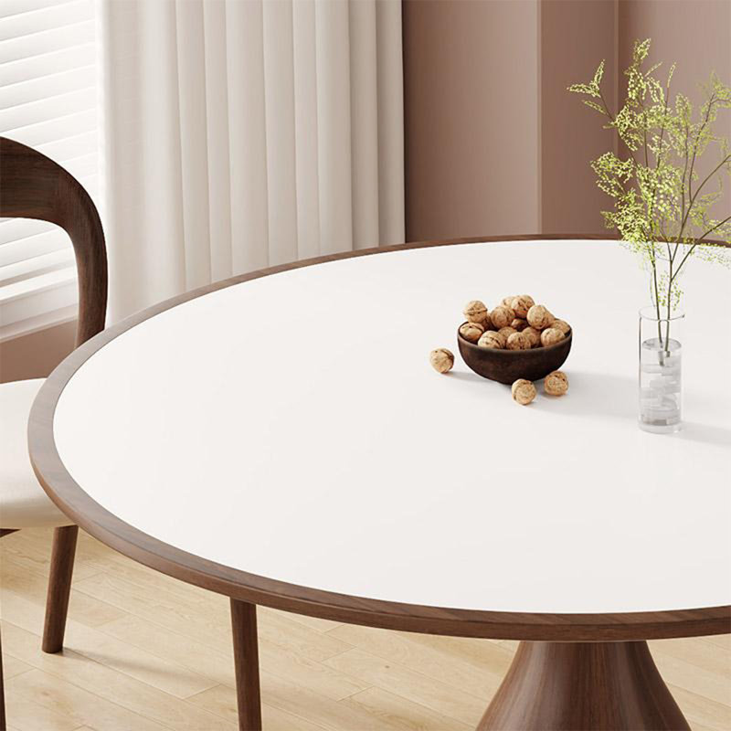 Table de salle à manger blanche, H 29,53 po x L 39,37 po x l 39,37 po
