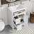 24" Bathroom Vanity With Sink-539991305