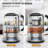 Razorri Electric Tea Maker 1.7L with Automatic Infuser for Tea Brewing, 24 Hour Delayed Start, Keep Warm Setting