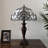 Haruko Tiffany Table Lamp Stained Glass Baroque Style Lavender LED Bulbs Included 16'W*16"D*24"H-39095494