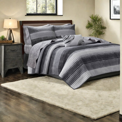 Ensembles de literie de qualité supérieure, draps en coton très grand californien, rayures à l'aquarelle pour la maison