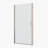 30" W x 72"H Pivot Frameless Swinging Shower Door-115203446