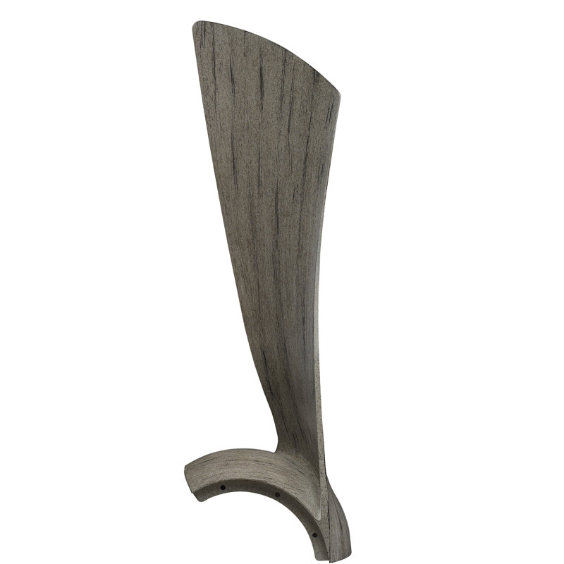 Wrap Custom 44 inch Indoor/Outdoor Ceiling Fan Blade Set of 3 - Weathered Wood, Weathered Wood, 3.54" H x 22.01" W x 7.13" D