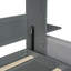 Grand lit escamotable mural avec canapé et grand lit, gris (OLD SKU: LP000591AAE-1)-376039333