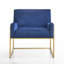 Fauteuil en polyester de 29,5 po Milano-1086208674