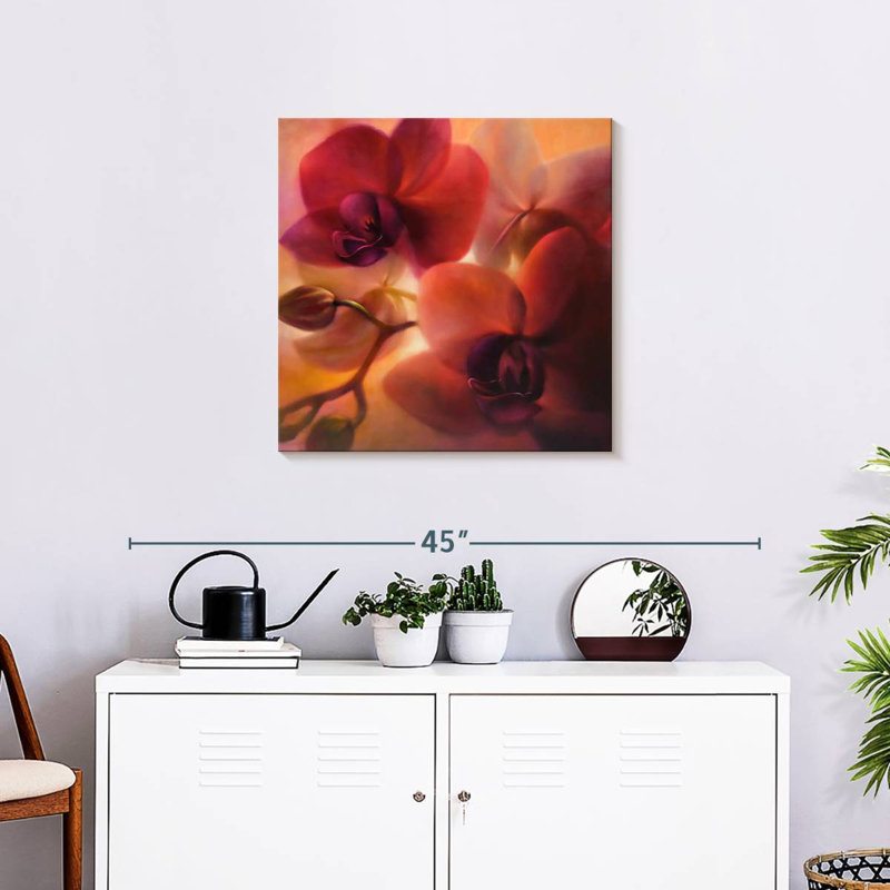 Harnek Orchids, 24" H x 24" W