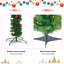 Arbre de Noël artificiel pin vert cactus avec lumières blanches-947725646