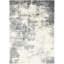 Tapis abstrait gris fumée / ivoire-1125907384