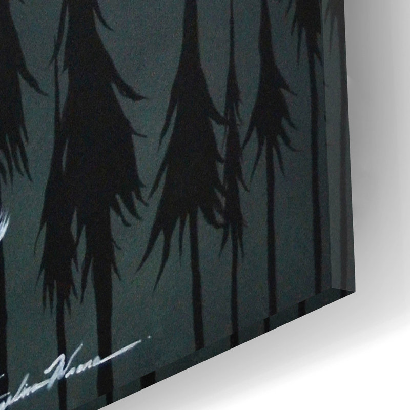 Art mural en verre Winston Porter «Imogen» par Angelina Wrona, H 16 po x l 12 po x P 0,13 po