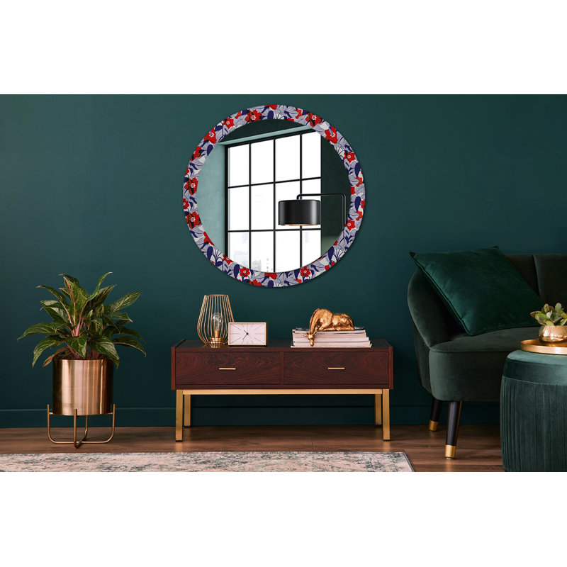 Huldar Glass Flat Wall Mirror