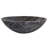 Novatto 17'' Black/White And Gray Stone Circular Bathroom Sink-95973773