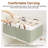 Fabric Foldable Storage Bins with Handles, Modern Storage Basket for Shelves, Closet, Dorm-755629053