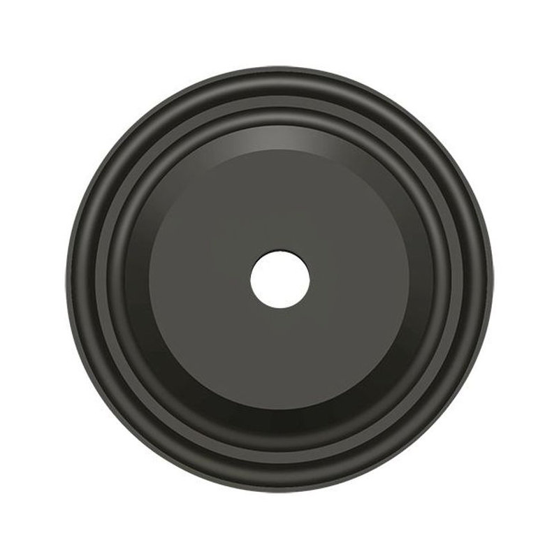 Metal Knob Backplate, Oil-Rubber Bronze
