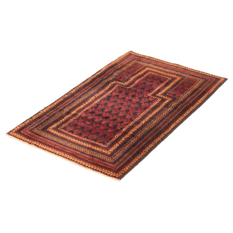 Tapis bourgogne Teimani 3 pi 1 po x 5 pi 1 po