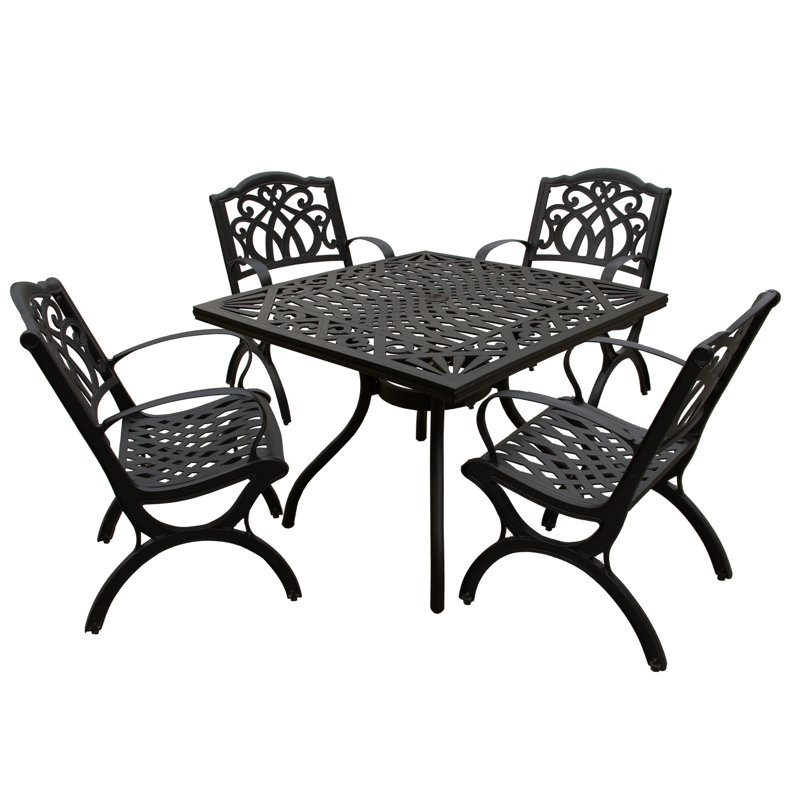 Ipella 4 - Person Patio Dining Set with Square Table