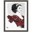 Allure 3' Framed Print on Glass