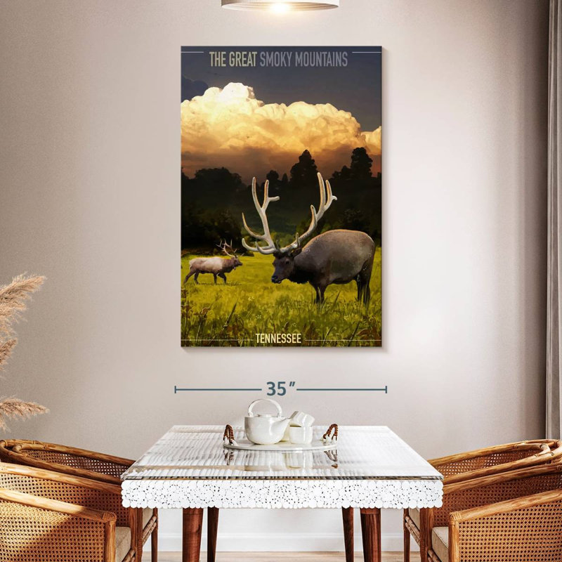 Brampt Smokey Mountains Tennessee, 51" H x 34" W