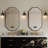2 Pack Wall Sconces , Balck Wall Sconce Light with Clear Glass Shade