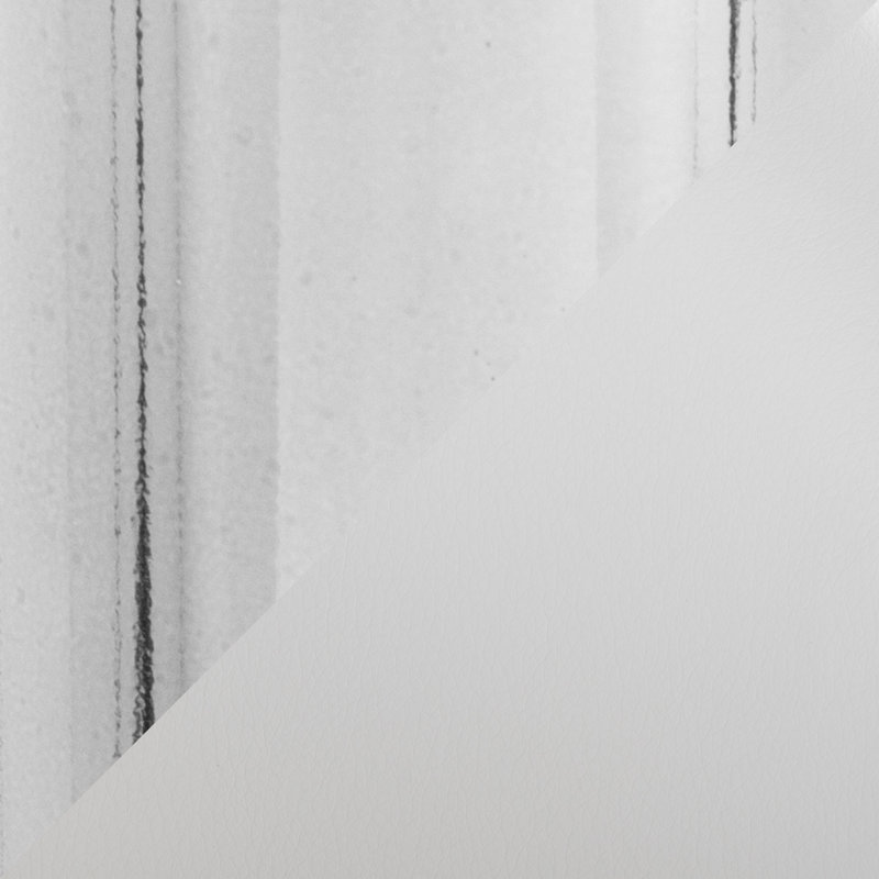 Tabouret de bar Maddison, Chrome, Blanc