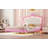 Upholstered Bed Frame With LED Lights-876683456