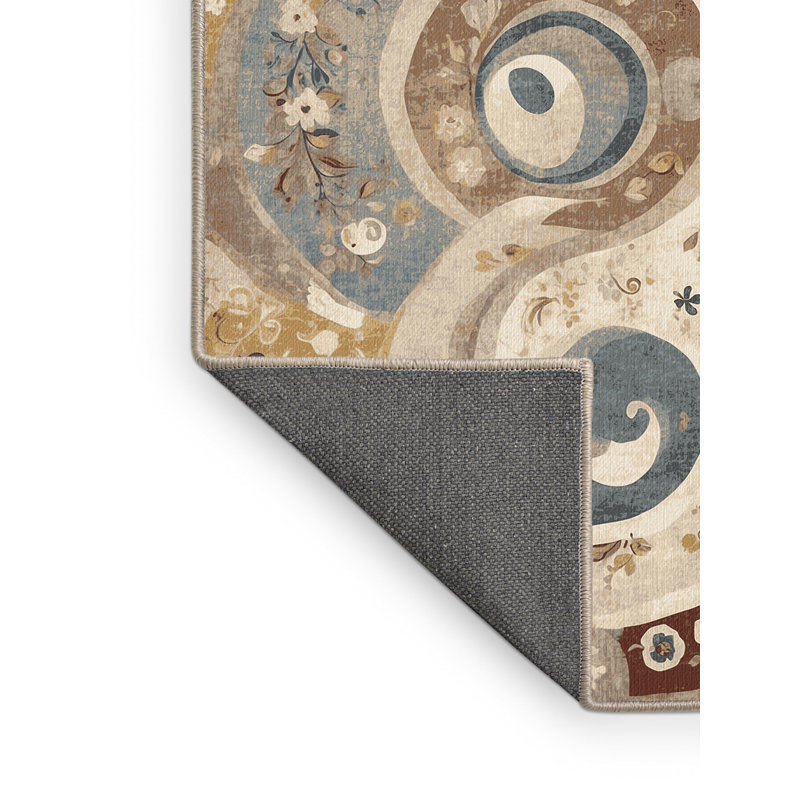 Cheeky Curl Rug, Round 6'
