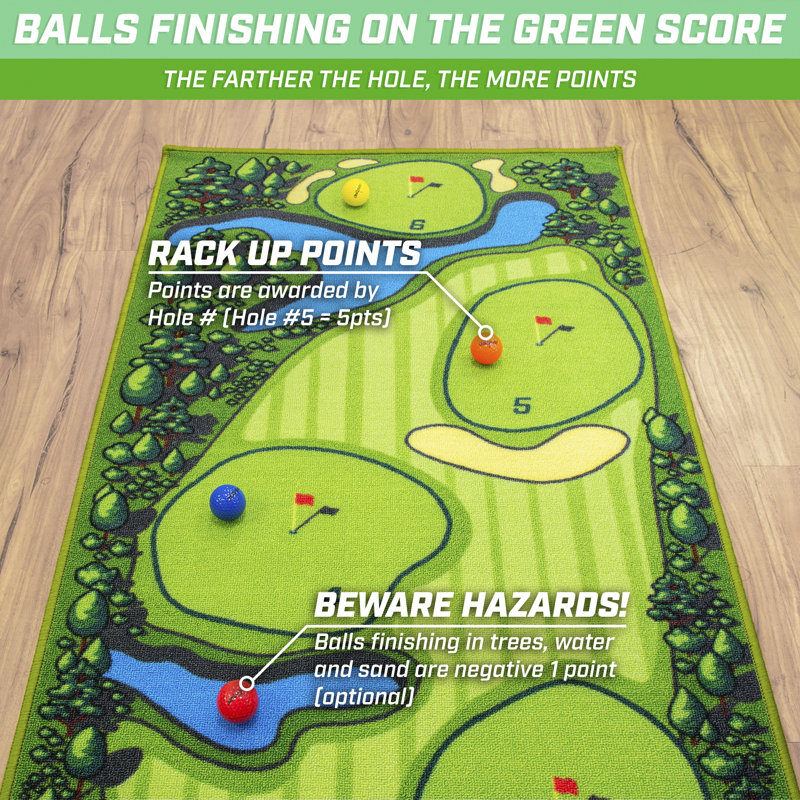 Golf de golf en tissu 2,5 pi x 10 pi preformation pure