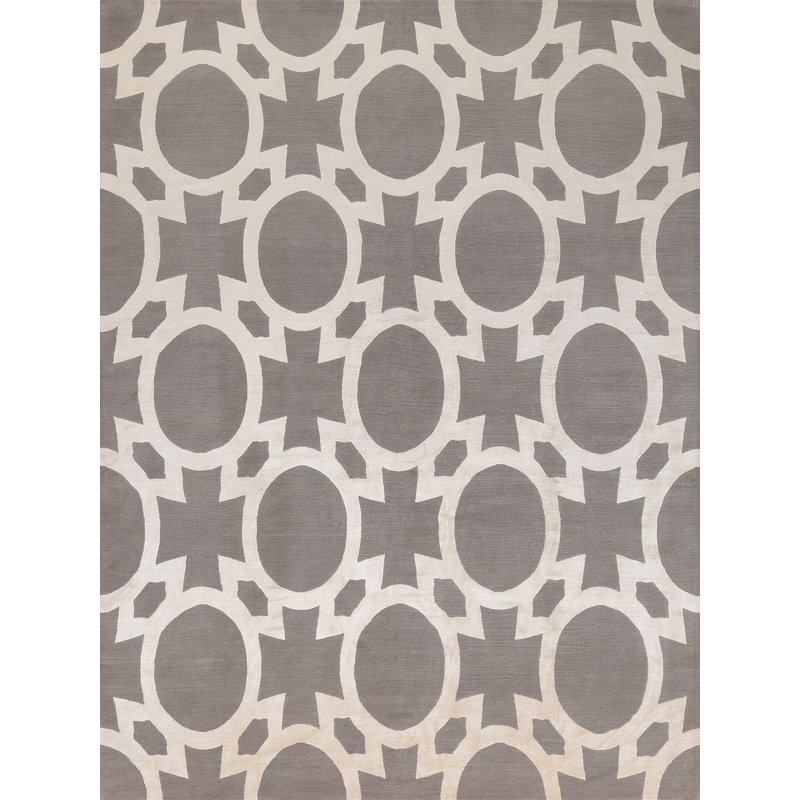 Contemporary Geometric Area Rug, Rectangle 9' x 12'