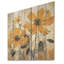 Fleur de souci jaune en rafale III - souci sur bois-486632614