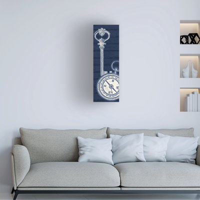 Art mural sur toile tendue - Gail Fraser «Sand Treasures - Panneau vertical», décoration murale pour le salon, la chambre à coucher ou le bureau - 8 x 24