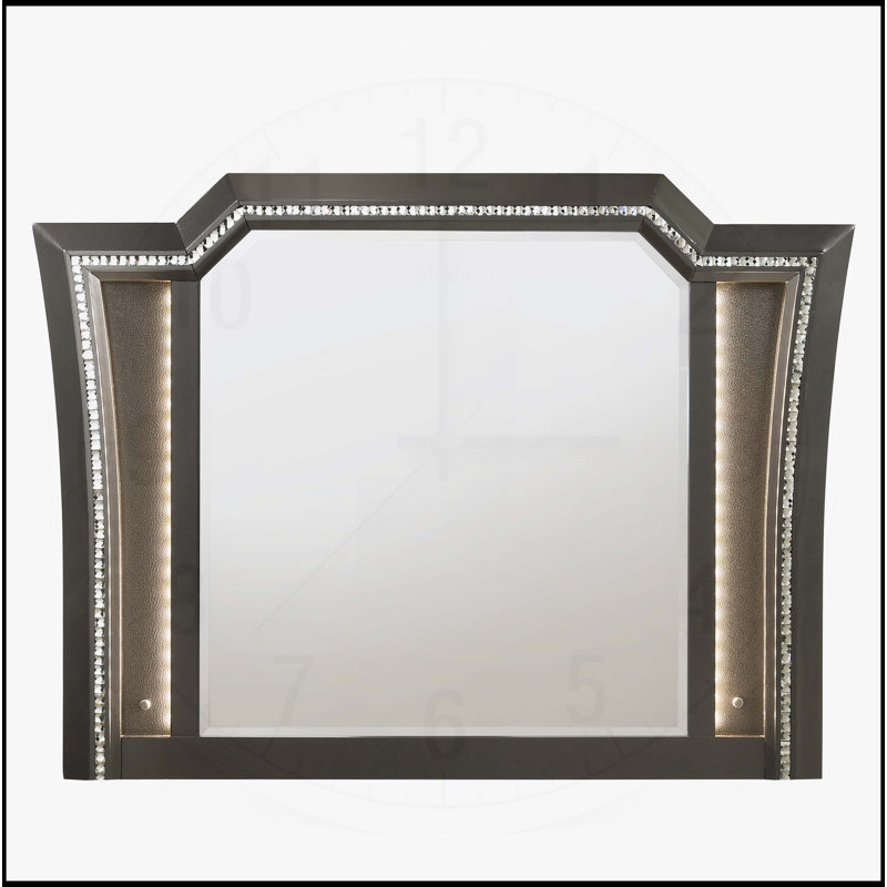 Miroir Kaitlyn avec DEL, Champagne