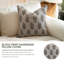 Block Print Throw Pillow Cover, 8 Thick Linen Decorative Cushion Cover-488968514