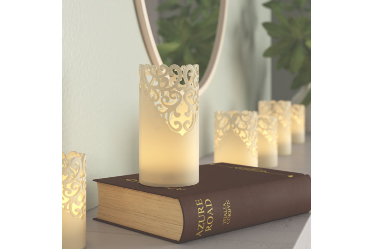 battery powered wax melt on book