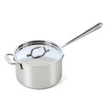 All-Clad D3 Compact Stainless Steel Saucepan with Lid
