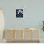 «Blue Palm Tree Floater», art mural par Leah Noel Art-589413136-589413137