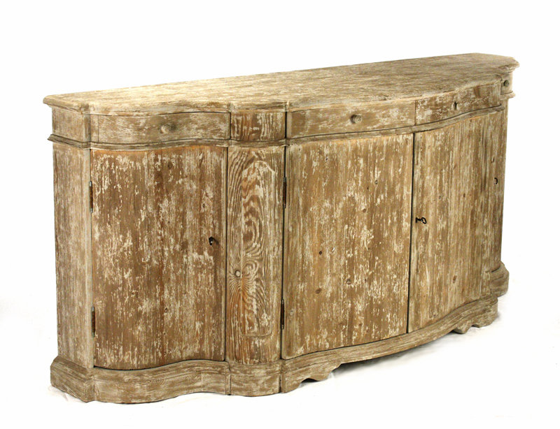Marlon 79'' Distressed Oak Sideboard Chest