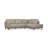 Niav Airy Green Upholstered Sectional