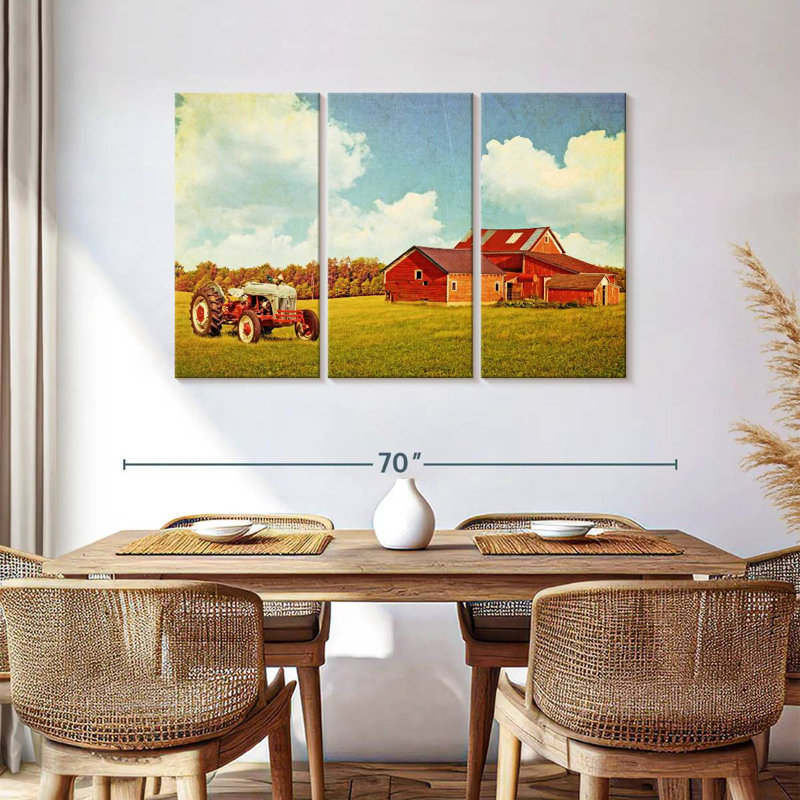 Lilie Old Farm Barn, 36" H x 57" W