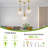 1 - Light Gold Kitchen Island Single Pendant Light With 9.45in Clear Glass Shade
