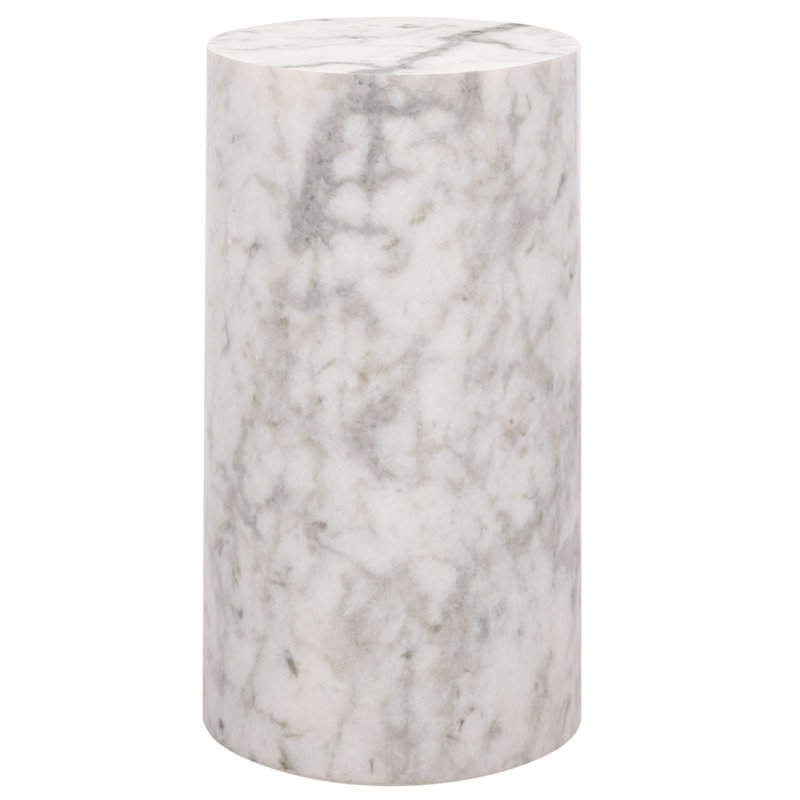 Leahbryanna Round Drink Table, White