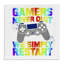 Rainbow Gamers Never Quit Canvas, design par Kim Allen-2113584874