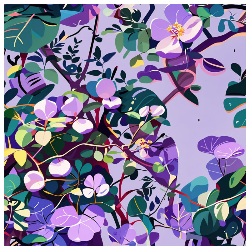 Tapis de bain floral Boho, 24 po L x 17 po L