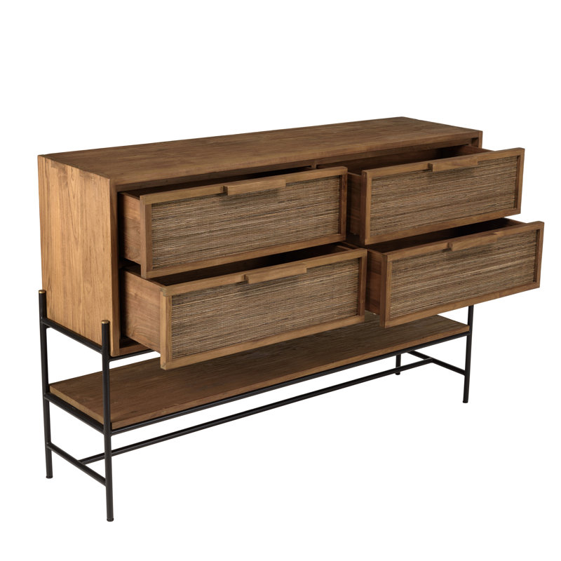 Aakira 150cm Solid Wood Sideboard