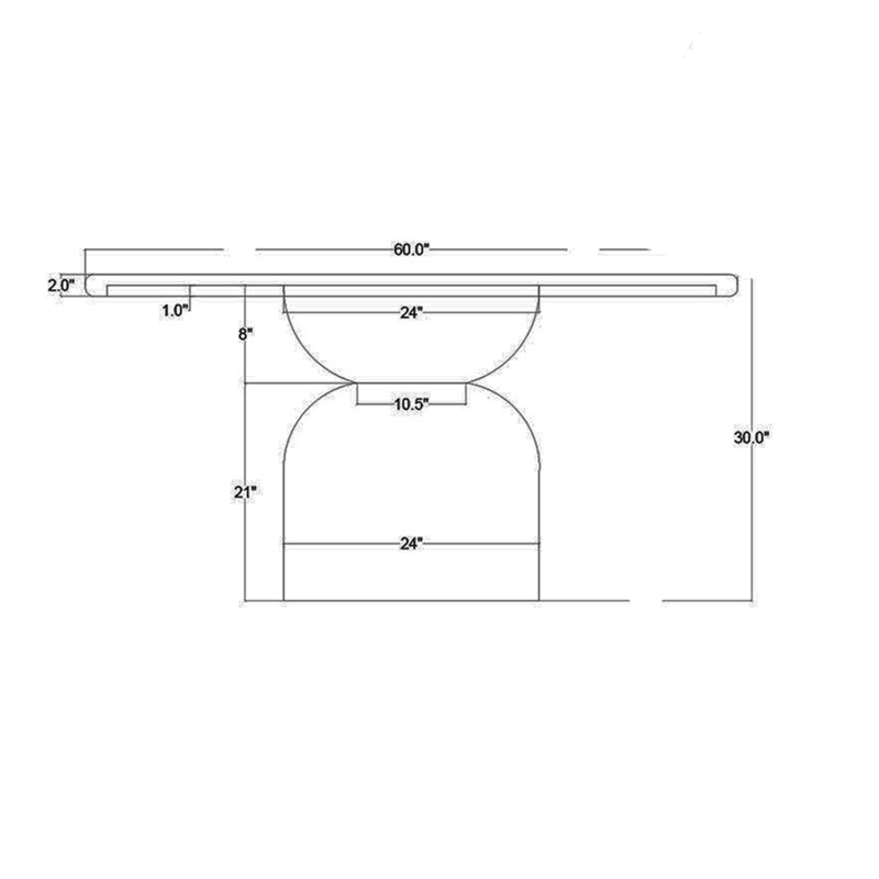 Suniti 60'' Round Dining Table