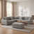 Light Gray Polyester Blend selected